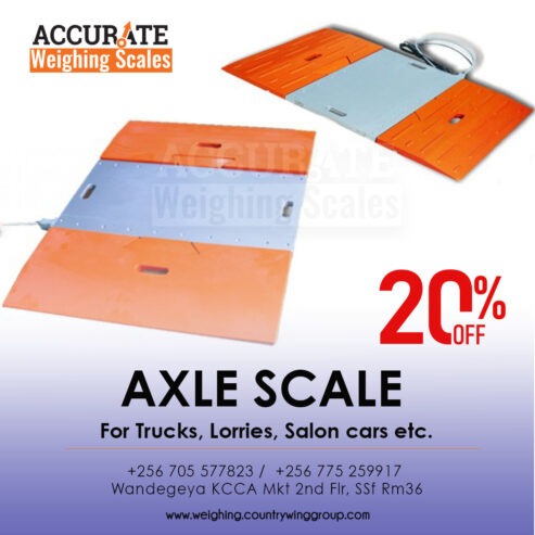 portable vehicle weigh pads with IP 68 water resistant