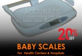 Relaxing Baby scales suitable for baby’s bathtime