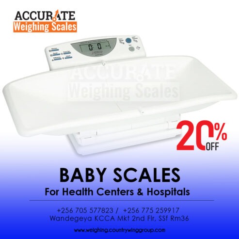 Digital baby scales that are easy to wipe down and clean