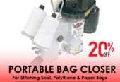 needle thread double lock chain stitch bag closing machine