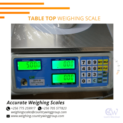 30kg commercial price weighing balance scale in Kampala