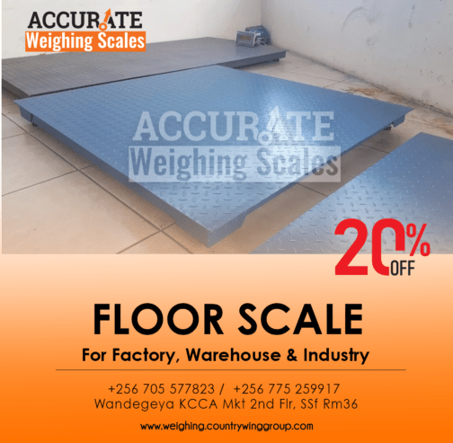 Commercial use electronic digital floor weighing scales