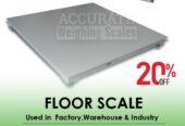 Industrial strength floor heavy weighing scales