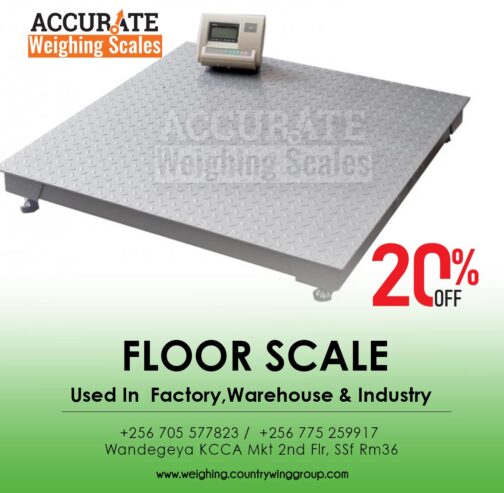 industrial floor standing platform scales