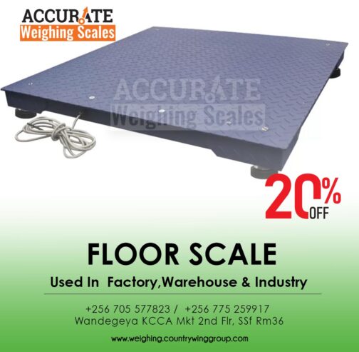 Industrial strength floor heavy weighing scales