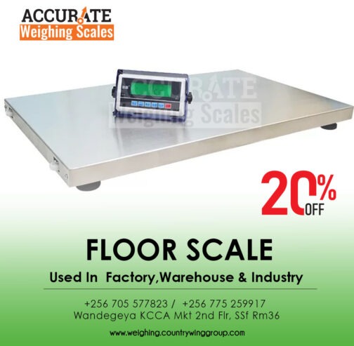 Heavyduty industrial floor weighing scales