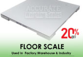 Electronic factory design floor weighing scales