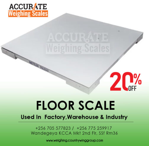 Electronic factory design floor weighing scales