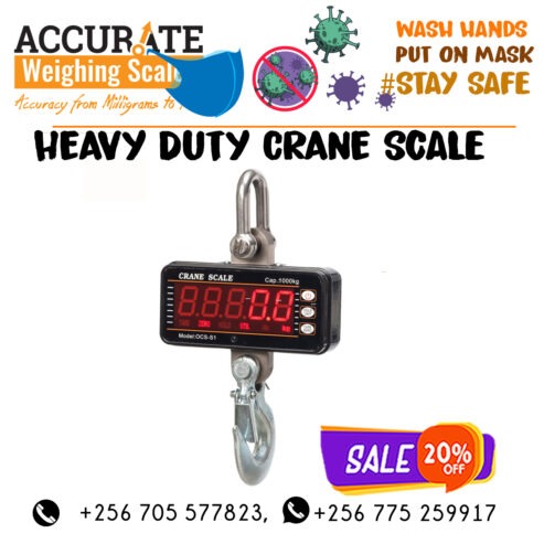 LCD Digital Hook Hanging Scale 300kg 0.1kg