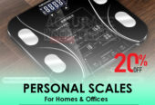 new model glass material bathroom weighing scales