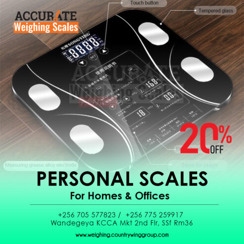 new model glass material bathroom weighing scales