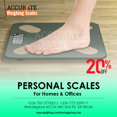 Bathroom scales of high accuracy and consistency