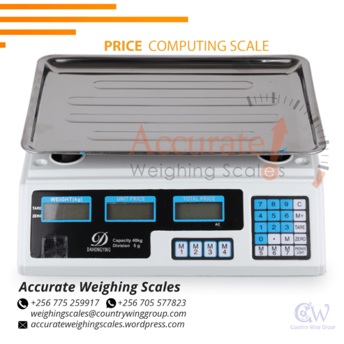 Approved price computing scale by OIML certificate wandegeya