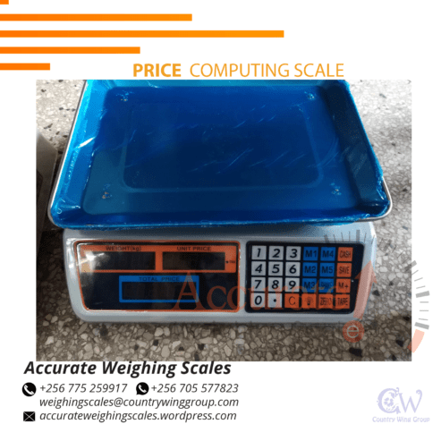 Price computing scale auto power off from a trader wandegeya