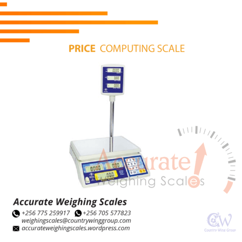 price computing scale with money change function at supplier