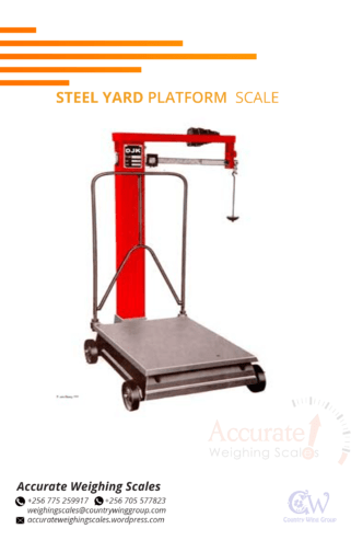 heavy duty manual mechanical steelyard platform scales