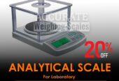 precision analytical balance with a readability ranging