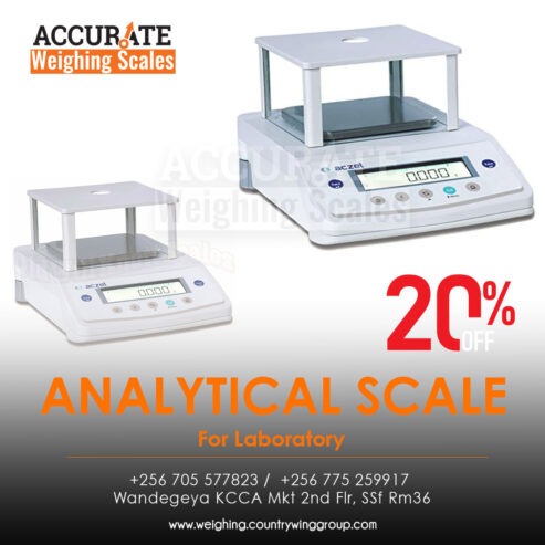 digital analytical balance with initial and final readings