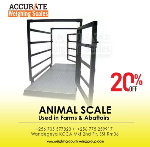 double deck design heavy duty structure animal scales