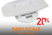 Standard digital baby weighing scale with optional measuring