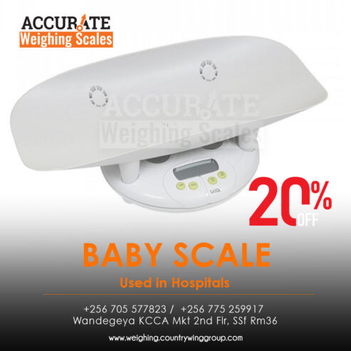 Standard digital baby weighing scale with optional measuring