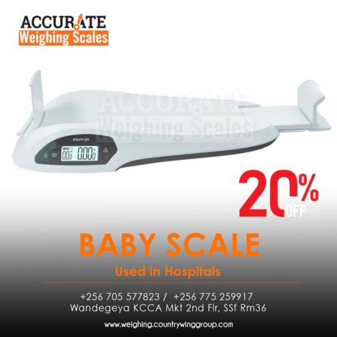 Verified digital baby weighing scales with extra-large tray