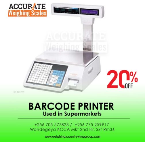 Barcode printer scales for supermarket on sale from exporter