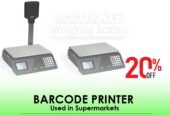 barcode printing scale with 1/3000 display resolution