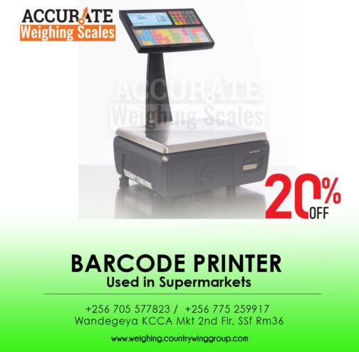 commercial digital label printing barcode machine