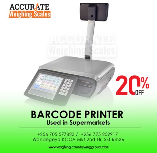 Barcode printer scales for supermarket on sale from USA