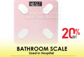 Advanced multi-head bathroom scales providing proven weigher