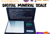 Flip open notebook size digital mineral jewelry scales