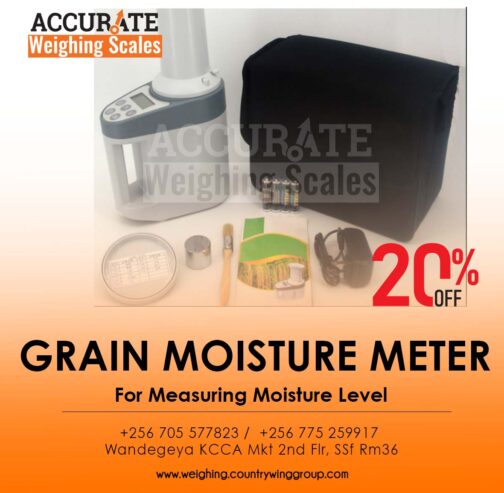 grain moisture analyzer with auto calibration harvesting s