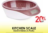 cooking or baking weight scales used in restaurants