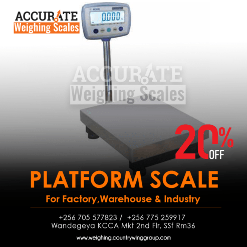 Reability platform weighing scales with operated battery