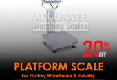 A large perfect non slip rubber surface platform scales