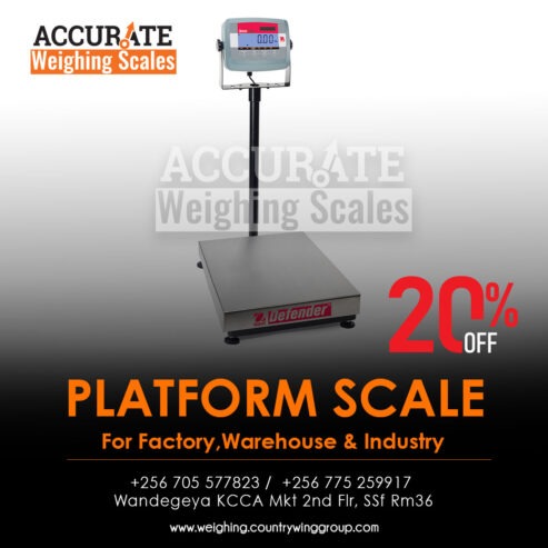 Stable and comfortable surface platform weighing scales