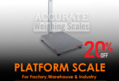 A large perfect non slip rubber surface platform scales in s