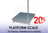 Smart weigh digital heavy-duty platform weighing scales in s