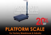 Durable stainless-steel large platform scales of 400pound