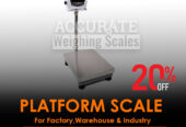 Smart weigh digital heavy-duty platform weighing scales