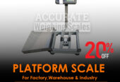 Digital stainless-steel platform scale for business office