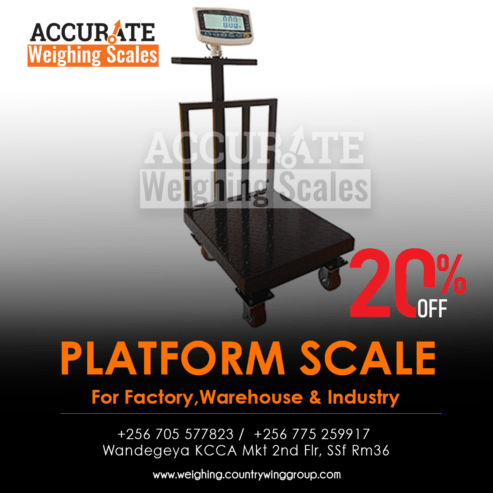 Digital houseable industrial platform weighing scales