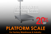 LCD digital floor platform weighing scales of 5000kg capacit