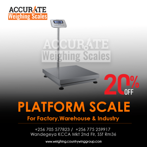 Large digital bench platform weighing scales