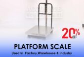 LCD digital platform scale of 300kgof stainless-steel plate