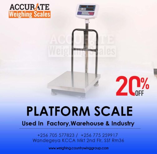 LCD digital platform scale of 300kgof stainless-steel plate