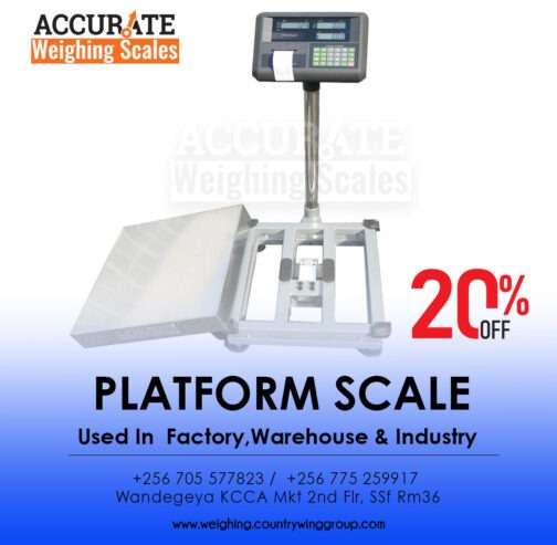 heavy duty platform scales with a wide base weigh range