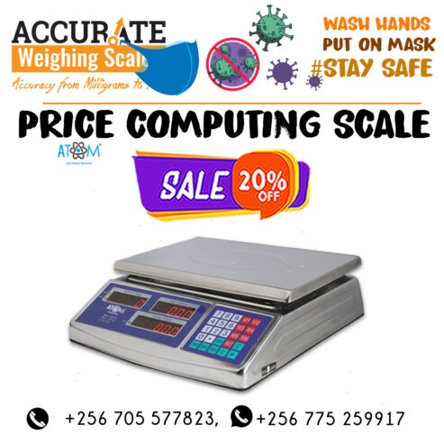 price computing scale with money change function at supplier