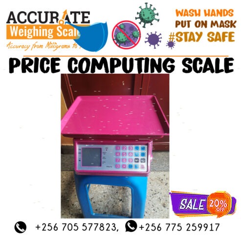 Approved price computing scale by OIML certificate wandegeya
